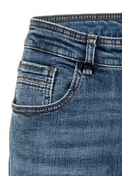 camel active 5-Pocket Jeans Relaxed Fit Blau/Dunkelblau/Hellblau