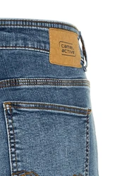 camel active 5-Pocket Jeans Relaxed Fit Blau/Dunkelblau/Hellblau