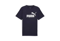 PUMA T-Shirt ESS No.1 Logo Tee Dunkelblau/Lila