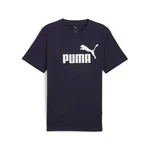 PUMA T-Shirt ESS No.1 Logo Tee Dunkelblau/Lila