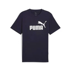 PUMA T-Shirt ESS No.1 Logo Tee Dunkelblau/Lila