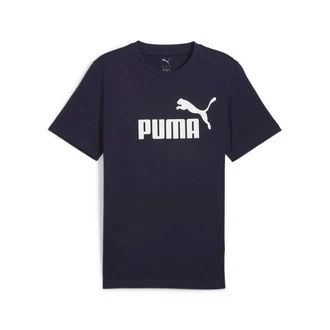 PUMA T-Shirt ESS No.1 Logo Tee Dunkelblau/Lila