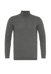 Dandalo Sweatshirt Roll Neck Jumper Dunkelgrau/Grau/Hellgrau