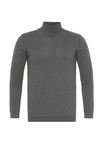 Dandalo Sweatshirt Roll Neck Jumper Dunkelgrau/Grau/Hellgrau