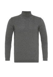 Dandalo Sweatshirt Roll Neck Jumper Dunkelgrau/Grau/Hellgrau