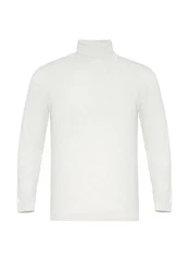 Dandalo Sweatshirt Roll Neck Jumper Weiß/Creme/Grau