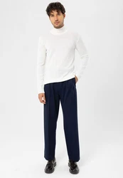Dandalo Sweatshirt Roll Neck Jumper Weiß/Creme/Grau