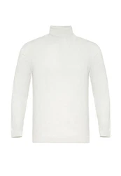 Dandalo Sweatshirt Roll Neck Jumper Weiß/Creme/Grau