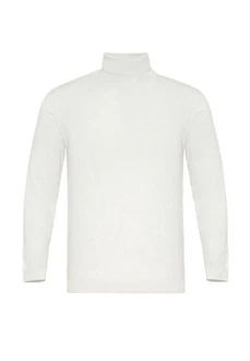 Dandalo Sweatshirt Roll Neck Jumper Weiß/Creme/Grau