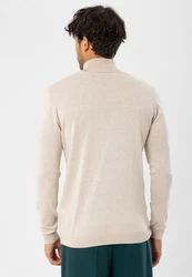 Dandalo Sweatshirt Roll Neck Jumper Beige/Khaki/Braun