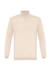 Dandalo Sweatshirt Roll Neck Jumper Beige/Khaki/Braun