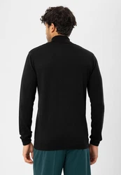 Dandalo Sweatshirt Roll Neck Jumper Schwarz