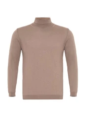 Dandalo Sweatshirt Roll Neck Jumper Braun/Beige/Khaki/Lila/Grau