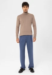 Dandalo Sweatshirt Roll Neck Jumper Braun/Beige/Khaki/Lila/Grau