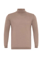 Dandalo Sweatshirt Roll Neck Jumper Braun/Beige/Khaki/Lila/Grau