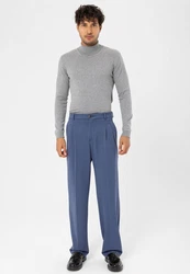 Dandalo Sweatshirt Roll Neck Jumper Grau/Hellgrau