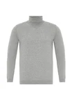 Dandalo Sweatshirt Roll Neck Jumper Grau/Hellgrau