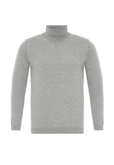 Dandalo Sweatshirt Roll Neck Jumper Grau/Hellgrau