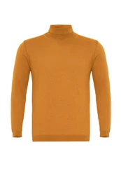 Dandalo Sweatshirt Roll Neck Jumper Gelb/Braun/Orange