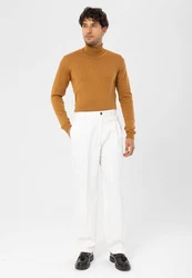 Dandalo Sweatshirt Roll Neck Jumper Gelb/Braun/Orange