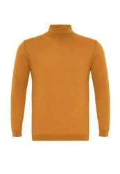 Dandalo Sweatshirt Roll Neck Jumper Gelb/Braun/Orange