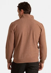 Jacey Quinn Sweatshirt 2 Pocket Full Zip Braun