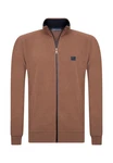 Jacey Quinn Sweatshirt 2 Pocket Full Zip Braun