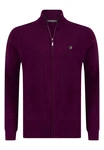 Jacey Quinn Sweatshirt Reglan Shoulder 2 Pocket Lila/Rosa/Dunkelrot