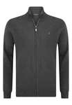 Jacey Quinn Sweatshirt Reglan Shoulder 2 Pocket Dunkelgrau/Grau
