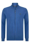Jacey Quinn Sweatshirt Reglan Shoulder 2 Pocket Blau/Dunkelblau