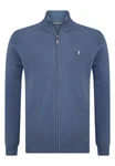 Jacey Quinn Sweatshirt Reglan Shoulder 2 Pocket Dunkelblau/Grau/Blau
