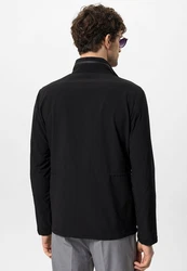 Antioch Wintermantel Cuba Coat Schwarz/Dunkelblau