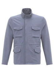Antioch Wintermantel Cuba Coat Grau/Dunkelblau/Blau