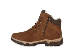 VAN HILL Winterboots Schuhe (841505) Braun/Beige/Dunkelbraun