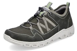 Rieker Halbschuhe Slipper Dunkelgrün/Grün/Dunkelgrau/Hellgrau/Grau/Khaki