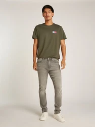 Tommy Jeans T-Shirt 'ESSENTIAL' Dunkelgrün/Khaki