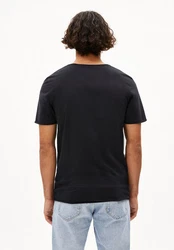Armedangels T-Shirt JAAMES BRUSHED Schwarz