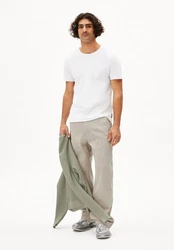 Armedangels T-Shirt JAAMES BRUSHED Weiß/Creme