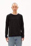 Armedangels Longsleeve MAARKOS LS Herren Schwarz/Creme
