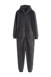 Next Jumpsuit Einteiler Dunkelgrau/Grau/Hellgrau/Dunkelblau