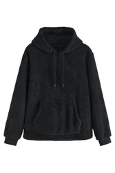 Next Kapuzenfleecejacke Kapuzensweatshirt Schwarz/Dunkelgrau