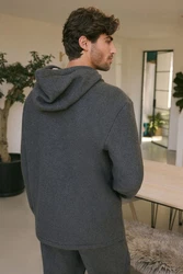 Next Kapuzenfleecejacke  (1-St) Dunkelgrün/Grün
