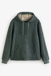 Next Kapuzenfleecejacke  (1-St) Dunkelgrün/Grün
