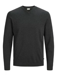 V-Ausschnitt-Pullover JJEBASIC (1-tlg)