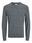JACK & JONES Pullover Dunkelblau/Grau/Dunkelgrau JACK & JONES Pullover Dunkelblau/Grau/Dunkelgrau