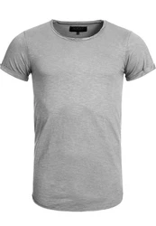 Indicode Kurzarmshirt Willbur Tee Grau/Hellgrau/Dunkelgrau