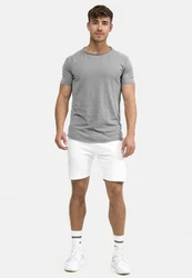 Indicode Kurzarmshirt Willbur Tee Grau/Hellgrau/Dunkelgrau