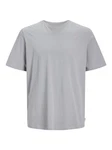Jack & Jones T-Shirt JJEORGANIC BASIC TEE SS O-NECK (1-tlg) Grau/Hellgrau