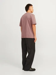 Jack & Jones T-Shirt JJEORGANIC BASIC TEE SS O-NECK (1-tlg) mauve
