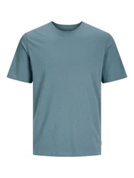 Jack & Jones T-Shirt JJEORGANIC BASIC TEE SS O-NECK (1-tlg) cyanblau
